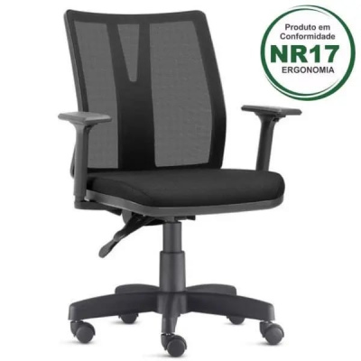 Cadeira tela Addit Ergonomica 