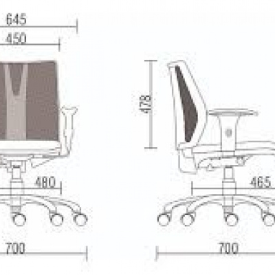 Cadeira tela Addit Ergonomica 